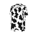 thumbnail image 3 of Easygdp Milk Cow Men's Muscle T-Shirt Men's Baseball Short Sleeves, for Gym Workout Athletic with Button - Large, 3 of 9