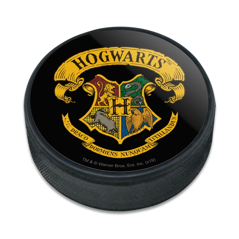 Harry Potter Ilustrated Hogwart's Crest Ice Hockey Puck
