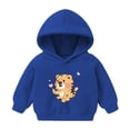 thumbnail image 2 of Kogui Toddler Hoodie Boys Boys Hoodies Long Sleeve Hoodie Kids Soft Hooded Sweatshirts Baggy Pullover Top 5T 6T (Blue,5-6 Years), 2 of 4