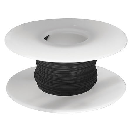 OK INDUSTRIES Wire Wrapping Wire,26 AWG,Black,100 Ft. R26BLK-0100