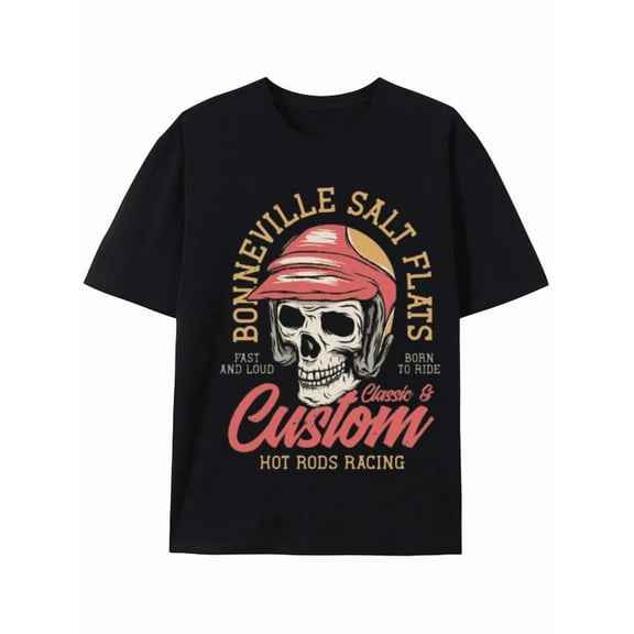 Bonnieville Salt Flats: Classic & Custom Hot Rods Racing T-shirt