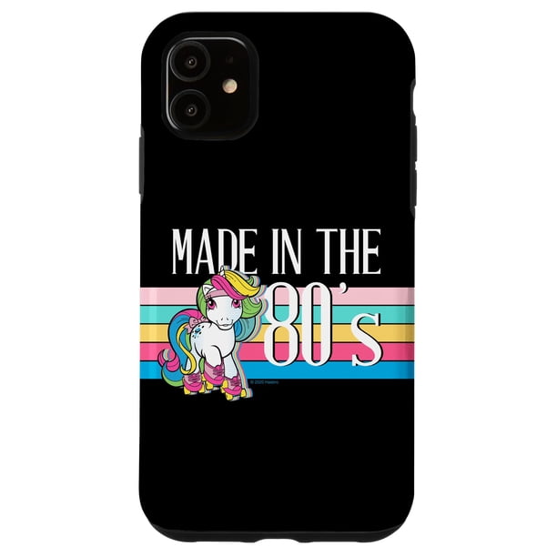 Funda de teléfono My Little Pony para iPhone 11 hecha en los años 80