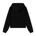 thumbnail image 5 of LIJCC Boys Girls Kids Hoodie Solid Color Sweatshirt Long Sleeve Soft Hooded Sweatshirts Baggy Preppy Pullover Top(Black,15-16 Years), 5 of 9