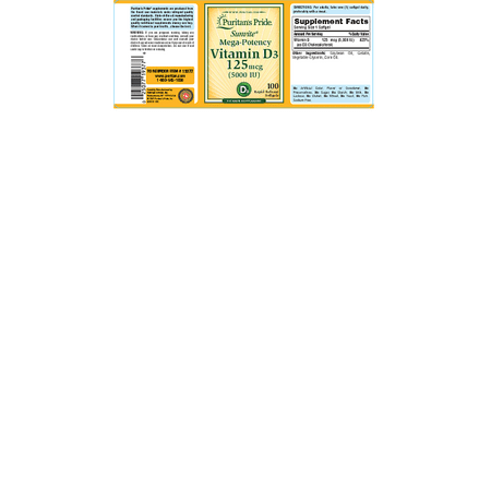 Puritan's Pride Vitamin D3 5000 IU