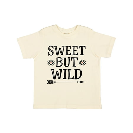 

Inktastic Girls Sweet but Wild Tribal Gift Toddler Toddler Girl T-Shirt