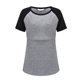 thumbnail image 1 of Camisa de lactancia de manga corta para mujer (gris), 1 of 3