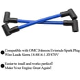 thumbnail image 5 of 2 Pcs Marine Spark Plug Wire Fit For Johnson Evinrude Outboard Replaces 18-8816-1 582365, 5 of 5