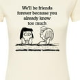 thumbnail image 3 of Peanuts - Friends Forever  - Juniors Fitted Graphic T-Shirt, 3 of 6