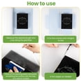 thumbnail image 6 of UMIGGEE Clear Contact Paper Roll 17.7in x 118in Self-Adhesive Vinyl Covering Peel and Stick for Books, Shelves, Documents, Drawers & Crafts – Removable & Easy to Apply, 6 of 7