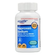 Equate Naproxen Sodium Capsules, 220 mg, 80 Count