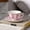 Pink, variant on 1set European Elegance Candy Colored Ceramic Coffee Cup with Matching Saucer Perfect for Coffee Afternoon Tea Set Drinkware Gift