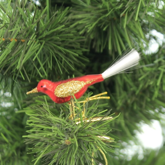 Inge Glas LITTLE BIRD Glass Red Shiny Bird 10209S019