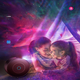 thumbnail image 3 of Lámpara de proyección de cielo estrellado con WIFI, luz de noche estrellada láser, aplicación de graffiti, control inteligente, proyección láser, mesa de atmósfera, 3 of 6