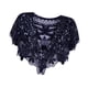 thumbnail image 3 of Chal de lentejuelas Strade Fareast Limited para mujer Azul Marino, 3 of 8