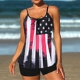 thumbnail image 1 of Traje de baño tankini de verano para mujer, talla grande, estampado, bikini dividido, traje de baño de dos piezas para mujer, trajes de baño tankini para mujer, traje de baño de 2 piezas para mujer, t, 1 of 6