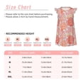 thumbnail image 3 of Vsdgher Coraux pour Filles Chemises de Nuit Manches Courtes à Volants Robe de Nuit Pyjama pour Fête Pyjama-TG, 3 of 6