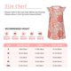 thumbnail image 3 of Fotbe Corals Vestido de Dormir para Niñas de 3 a 10 Años, Mangas Cortas, Estilo Princesa, Pijama Camisón con Mangas Voladas-Large, 3 of 6