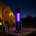thumbnail image 4 of Portable Electric Mosquito Zapper, Rechargeable Bug Zapper, Durable Purple Light Flying Insect, Indoor Outdoor, for Camping Home Patio, Blue, 1 Pack, 4 of 9