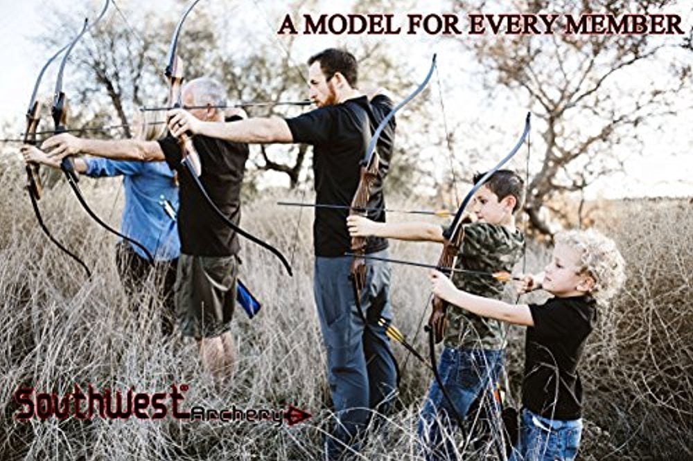 Southwest Archery TigerShark One Piece Recurve Bow - 50L