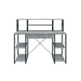 thumbnail image 3 of CLEARANCE! ACME Amiel Desk, Faux Concrete & Black 92875, 3 of 5