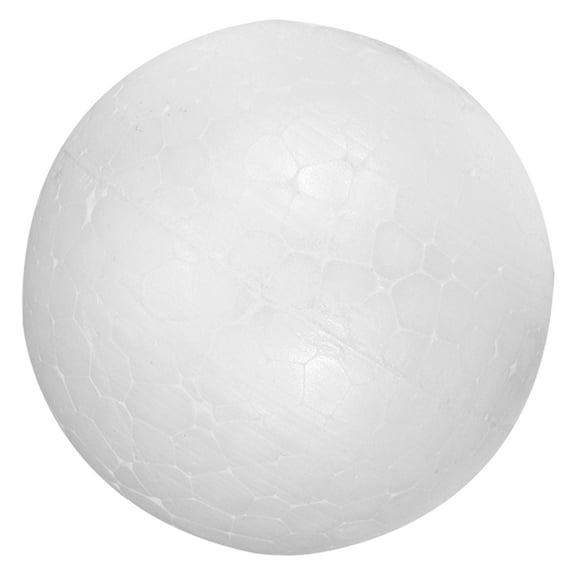 HONMEET 1 Pack White Polystyrene for Crafts, Solid Foam Spheres for Decorations and Art Projects