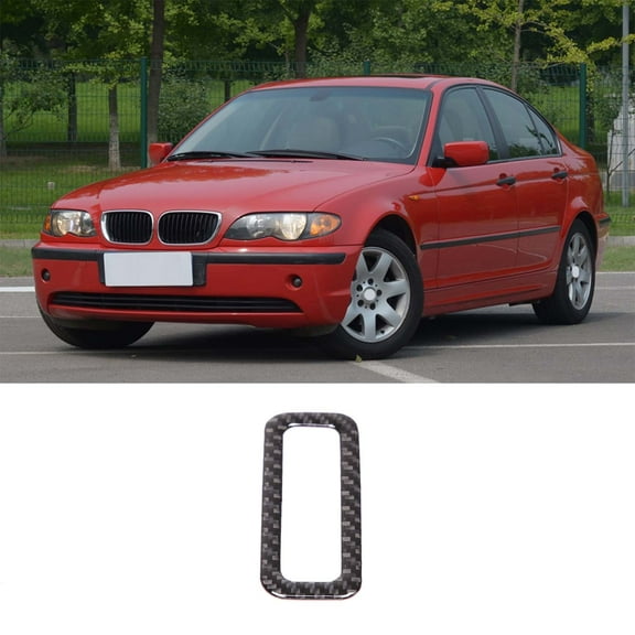 For BMW 3 Series E46 1998-2004 Accessories Black Carbon Fiber Interior Kit Dashboard Console Gear Shift Panel Cover Trim Sticker.