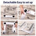 thumbnail image 2 of AMERTEER Desk Laptop Stand Aluminum Computer Riser Ergonomic Collapsible Laptop Holder for Desk Compatible with 10 to 15.6 Inches Notebook Computer, 2 of 7