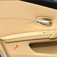 thumbnail image 4 of Car Left Rear Door Inner Armrest Cover Assembly Armrest Bracket 51426984605 for 5 Seies E60 E61 2006-2010, 4 of 5