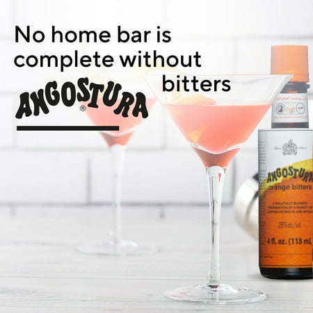ANGOSTURA Orange Bitters, Liquid Cocktail Bitters for Professional and Home Mixologists, 4 fl oz