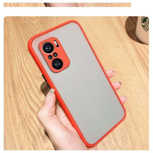 Funda De Protección De Cámara Para Teléfono Xiaomi Redmi Note 10 10S Pro Max Carcasa Transparente Mate A Prueba De Golpes