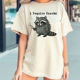 thumbnail image 2 of i Require Snacks Raccoon T-Shirt, 2 of 5