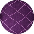 thumbnail image 1 of Ahgly Company Indoor Round Oriental Pink Industrial Area Rugs, 3' Round, 1 of 4