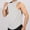 Gray, variant on Mens Workout Tank Tops Qiggri Men Casual Fashion Solid Pullover Round Neck Sports Tank Blouse Men's Shirts