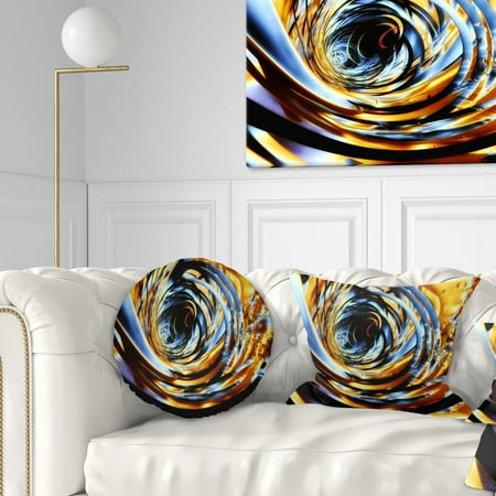 Design Art Designart Fractal 3d Whirlwind Stripes Contemporary