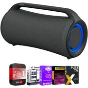 Sony SRSXG500 X-Series Portable Bluetooth Wireless Speaker Bundle with Tech Smart USA Audio Entertainment Essentials Bundle 2020 + 1 Year Protection Plan