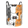 thumbnail image 2 of Daiia funny Cats Laundry Hamper With Handles Large Storage Basket/Toy Organizer/Dirty Clothes Collapsible Waterproof For College Dorms, Bedroom,Bathroom, 2 of 8