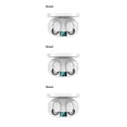 thumbnail image 1 of Moyic 1 par de auriculares manos libres llamada estéreo sonido 5.0 auriculares impermeables pantalla digital LED portátil blanco Type1 NO1, 1 of 6