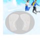 thumbnail image 2 of 2 en 1 GEL de silicona Almohadillas para zapatos Soporte de arco Cómodo Plantillas transpirables Soporte de arco deportivo Almohadillas para zapatos de amortiguación de ocio plano transpirable, 2 of 7