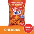 thumbnail image 3 of (4 pack) Chex Mix Cheddar Snack Mix, Savory Snack Bag, Family Size, 13.5 oz, 3 of 19