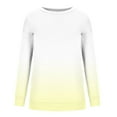 thumbnail image 4 of WXLWZYWL Trendy Sweatshirts For Women 2023 Women'S Casual Round Neck Long-Sleeved Printed Top Hoodie No Hoodie, 4 of 5