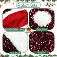 thumbnail image 5 of Gorro de Papá Noel, Gorros de Navidad para Mujeres o Hombres, Gorro de Vacaciones Suave para Adultos para Suministros de Fiesta de Año Nuevo de Papá Noel, 5 of 5