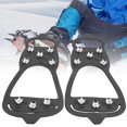 thumbnail image 3 of Cubierta para zapatos de nieve, Crampones antideslizantes para zapatos de 8 dientes para exteriores, cubiertas para zapatos de escalada, diseño a prueba de futuro, 3 of 9