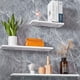 thumbnail image 4 of Estante flotante de plástico para pared de baño - Órgano para especias y almacenamiento de maquillaje, 4 of 5
