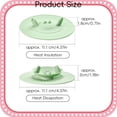 thumbnail image 3 of Shiogb Silicone Tea Bag Holder, Crab Designed Cup Cover with Tea Bag Holder Mug Lid for Coffee Tea, Reusable Silicone Lid Leak Proof, A, 3 of 9