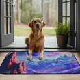 thumbnail image 4 of Chilfamy Planets Mountains Lake Low-Profile Floor Mats, Front Door Mat for Entry Doormat Entrance Mat Felt for Home Entrance Outside Entry 19.68*39.37 in, 4 of 6