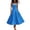 Sky Blue, variant on HAOTAGS Dresses for Women, Casual Polka Dot Waist-Cinching Sleeveless Strap Dress White S
