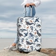 thumbnail image 5 of Salouo Underwater Animals 1 Pattern Travel Dust-proof Suitcase Cover, Softside Suitcase Protector Luggage Cover Protector for 18-32inch ,Not Included Suitcase, 5 of 8