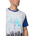 thumbnail image 5 of Victorious Men's Iridescent City of Los Angeles Crewneck Graphic T-Shirts TS7336 - Royal Blue - X-Large - F19I, 5 of 5