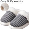thumbnail image 5 of CHICVOMEY Women's House Slippers with Memory Foam Indoor & Outdoor Fuzzy Slip-On Shoes Winter Slippers for Women, 5 of 7