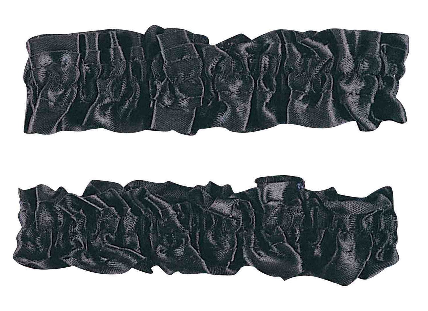 Satin Finish Garter Arm Band Set F51562 Black